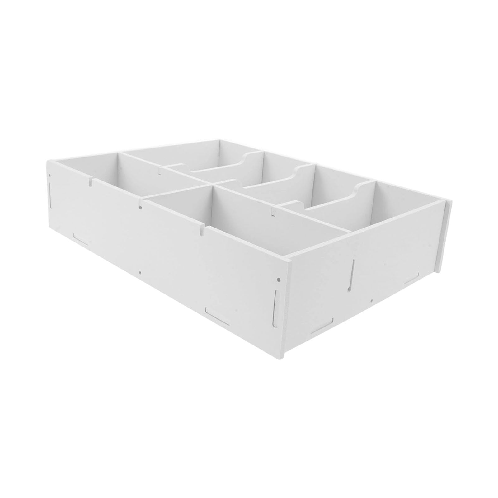 Tsophreniq Multipurpose Organizers Box with Removable Partitions for Cash Jewelry and Document Storage Home Money Organizers Box