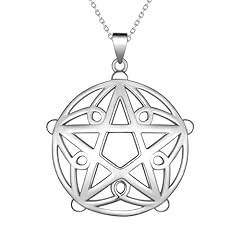 C,Celtic Pentagram Pendant Silver