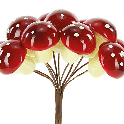 STEFANAZZI 72 Pezzi funghetti Artificiali