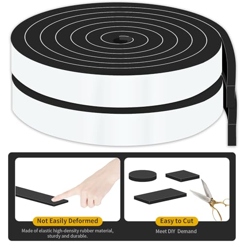 Image of Weather Stripping,High Density CR,Strong Adhesive,1 in x 3 /8 in x 13Ft