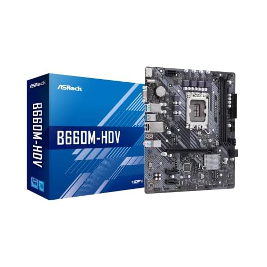 ASRock Placa mãe B660M MicroATX B660M-HDV Intel B660 Series CPU (LGA1700) Compatível