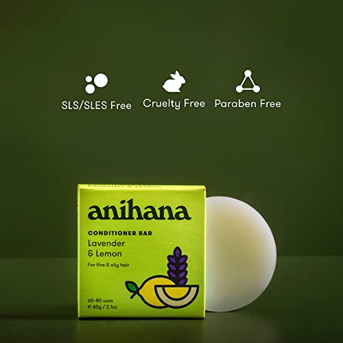 Anihana 813107 Conditioner Bar For Thin Fine Oily Hair Gives Hair Volume & Body Natural Healthy Look And Shine Paraben Free Lavender And Lemon 2.1 Oz thumb #2