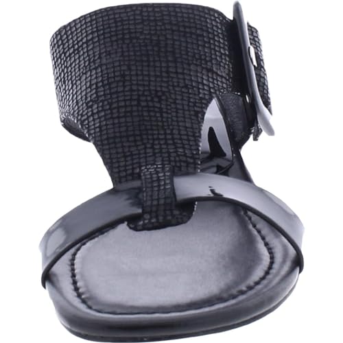 Donald Pliner Women's Ofelia Python Print Upper Cork Wedge Heel Heeled, Comfortable, Leather, Slide Sandals3