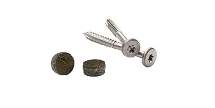 Pro Plug System for Fascia Plug and Screw Kit - Trex Havana Gold Fascia Plugs and Stainless Steel Screws- 9 x 1-7/8
