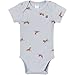 Modern Moments by Gerber Baby Unisex Short Sleeve Bodysuit and Shorts Set, Surfing Dachshund, 12 Months