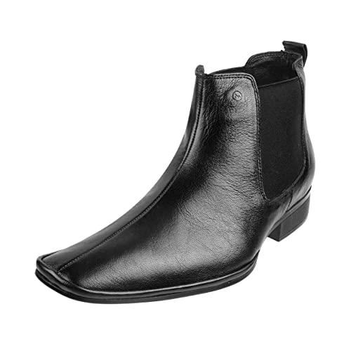 Image of Metro Men Leather Boots, (19-6755)