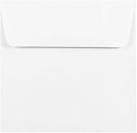 Vista 76 de JAM PAPER Sobres de invitación de papel aluminio A2 - 4 3/8 x 5 3/4 - Blanco con rojo - 50