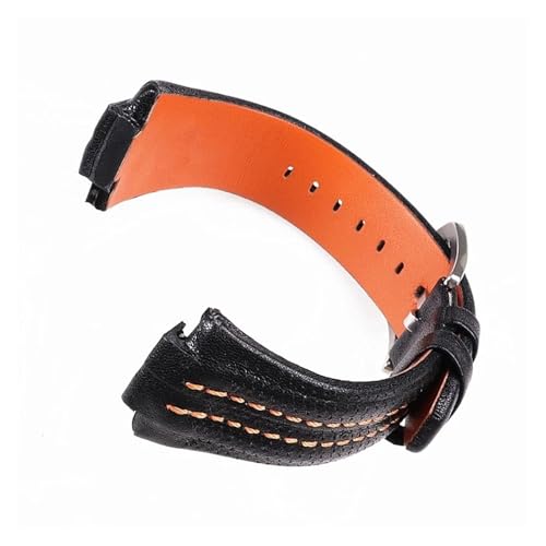 Correa de reloj de cuero genuino premium con terminal convexo 27mm 4