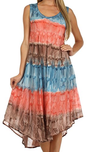 Image of Sakkas Desert Sun Caftan Dress /Cover Up