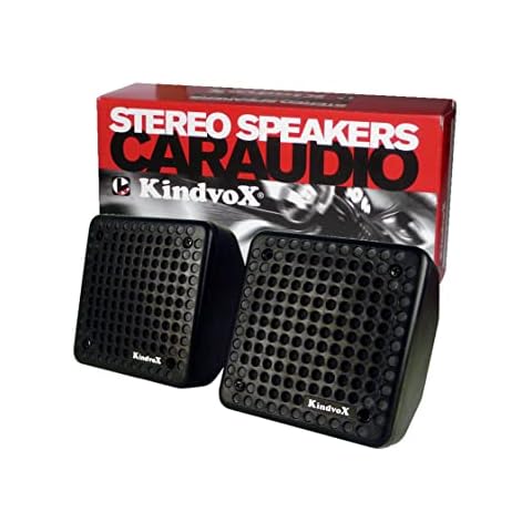 Kindvox Juego de Altavoces de Doble Cono y 4" Cover