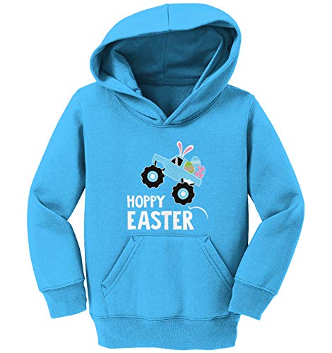 Hoppy Easter Monster Truck - Hop Rabbit Toddler/Youth Fleece Hoodie2