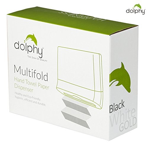 Image of Dolphy Multifold Mini Hand Towel Paper Dispenser Black