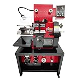 LGXEnzhuo C9372 Disc/Drum Brake Lathe 70-320RPM Multi-Speed Car Brake Drum Disc Lathe High Precision Vehicle Cutting Turining Machine for Car/Truck/SUV Repair 600W 110V