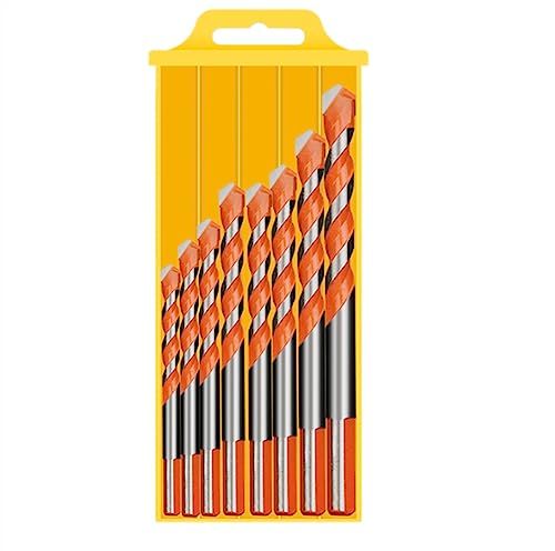 Juego de 8 brocas triangulares múltiples para cerámica y metal miniatura 1