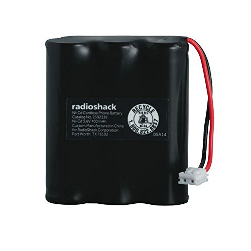 RadioShack 3.6V/700mAh Ni-Cd Cordless Phone Battery for AT&T & V-Tech
