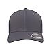 The Hat Pros Flexfit 6533 Ultrafibre & Airmesh Lightweight Stretch-Fitted Cap (Dark Grey, L/XL)