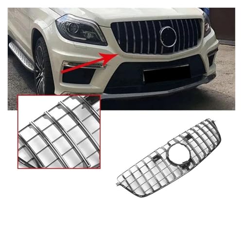 Calandre avant style GT pour Benz Classe GL X166 2013-2015 noir