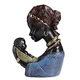 Ornamenti desktop: decorazioni africane esotiche, sperimentare la cultura esotica e colorata, può aggiungere vitalità allo spazio monotono, aggiungere stravaganza al tuo spazio vitale e aggiungere nuove idee alla tua casa.