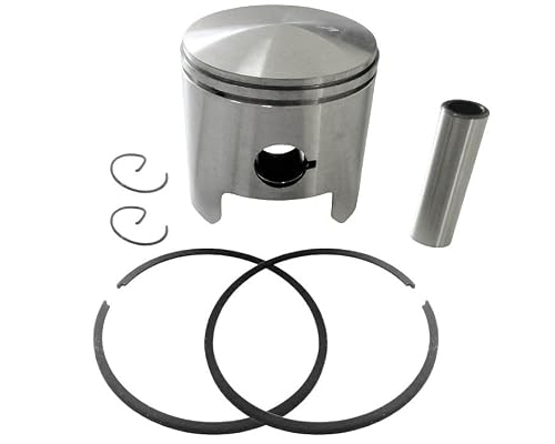 Asaki Piston Kit Compatible with Kohler Vintage Snowmobile Kohler K340-2AX 62mm 09-670 Std with Ring