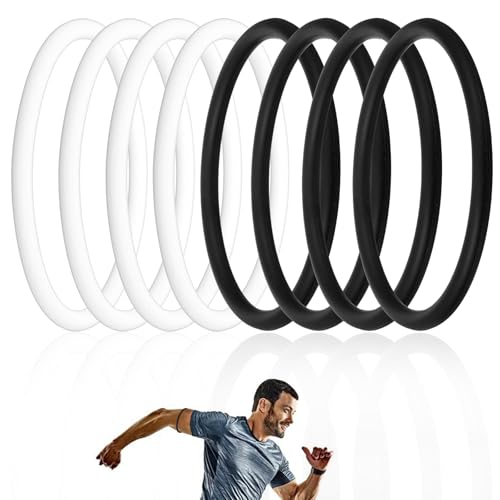 LXUEJIE 8pcs Patella Bands Patellar Tendon Support Strap for Knee Pain Relief Silicone Patellar Tendon Knee Strap for Men & Women in Basketball Soccer Running Hiking Sports