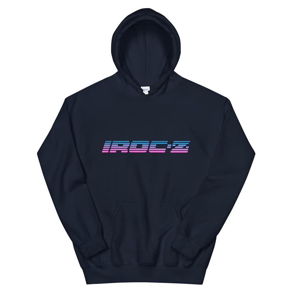 80s Camaro IROC-Z Miami Vice graficzna bluza z kapturem | Pulower dla miłośników samochodów