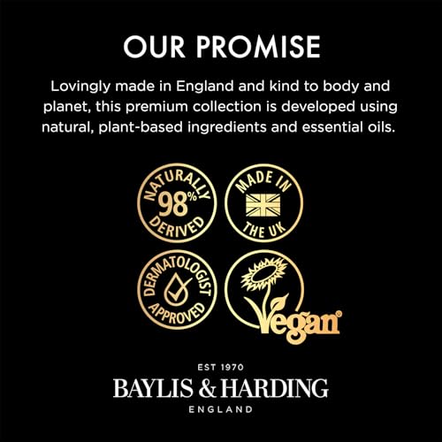 Image of Baylis & Harding Goodness Rose & Geranium Natural Body Wash, 500 ml - Vegan Friendly (500ML (Pack of 1))