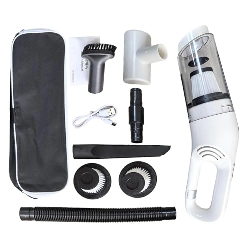 Handheld Vacuum For Pet Hair - Powerful Suction For Stubborn Pet Hair | Cordless USB Rechargeable Cleaner + 5000pa 2000mAh Batte