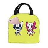 東京オリンピック ランチトート お弁当袋 大容量 保冷ランチバッグ 断熱 再利用可能 ピクニック ランチバッグ ボックス 学校 スタジオ 遠足 キャンプ 食品収納 防水 通勤