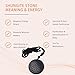 CHYIFSHIYM Shungite Flower of life Pendant Necklace - Chakra Balance - Handcrafted Constellations Jewelry - Healing Crystal Protection Necklace - Energy Harmony (35mm)