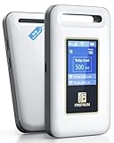 FIRSTNUM 4G LTE Portable WiFi Hotspot,Travel Pocket WiFi Device, No SIM or Contract, Connect 10 Devices, Works for RV & Outdoor Use, Includes 5GB Free US Data