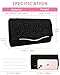 TINDTOP Clutch Purses for Women Evening Handbags for Formal Wedding Party Cocktail Prom Crossbody Shoulder Envelope Bag
