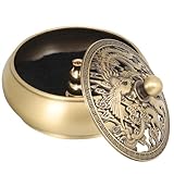 Brûleur d'arôme vintage : peut utilisé comme brûleur d' , peut également utilisé comme ornement, avec un décor ornemental et artistique, encensoir