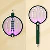 2 in 1 Elektrische Vliegenmepper & Muggenlamp 3000v Draagbare Hoogspanningsmuggenval Met Uv-straal En Elektrische Schok Oplaadbare Muggenverdelger Lamp Bug Zapper Voor Thuishotel,Groen