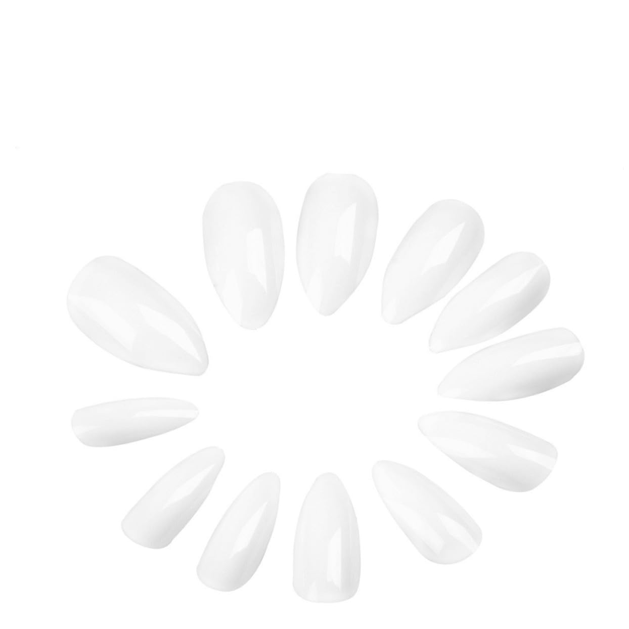 Generic 600pcs Nail Talons Nail Tips White Japanese