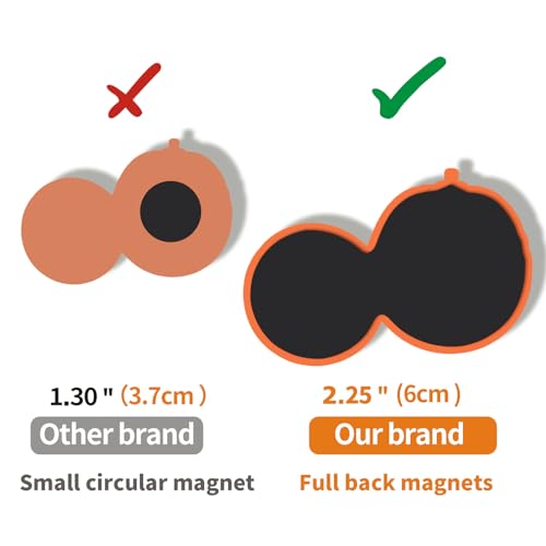 Image of SUPINEEDO Fridge Magnet for Toddlers 1-3, Strong Magnetic Rubber Cute Fruit Refrigerator Magnet for Kids, Kids Magnets for Fridge Baby Magnet Toys Children Gift for Whiteboard Fridge Dishwasher Oven