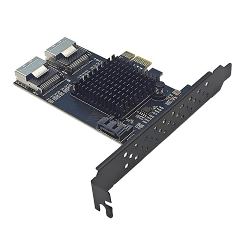 Tarjeta de expansión PCIE a SFF-8087 con controlador SATA3.0 de 9 puertos para accesorios de PC 5