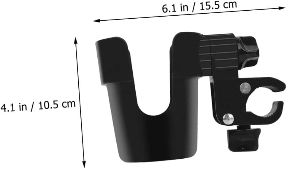 BESPORTBLE Stroller Water Bottle Holder Cup Holder for Trolley Bike Rotatable Design for Easy Installation Bottle for Strollers and Wheelchairs