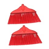 WOFASHPURET 2pcs Kitchen Accessory Floor Broom Replacement Head Plastic Broom Part