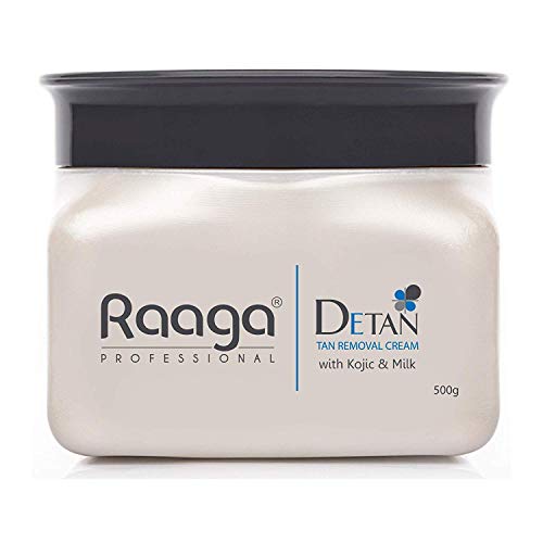 De-Tan Raaga au Kojic crème éclaircissante et lait de soin éclat de la peau 500g
