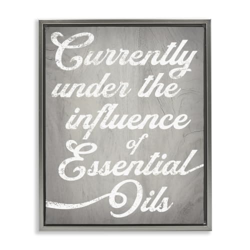 Witty Essential Oils Humor Vintage, 16 x 20 Inch Canvas in Floater Frame