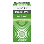 Nature’s Best ProBiome for Travel - 4 Billion Friendly Bacteria - Delayed Release Capsules - 30 Capsules (1 Month Supply)