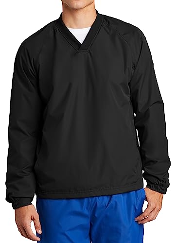 Joe's USA Men's Athletic V-Neck Raglan Wind Shirts in Regular & Big Sizes - XS-6XL2