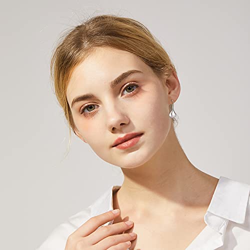 925 Sterling Silver Ear Needle With Teardrop & Waterdrop Earrings For Women3