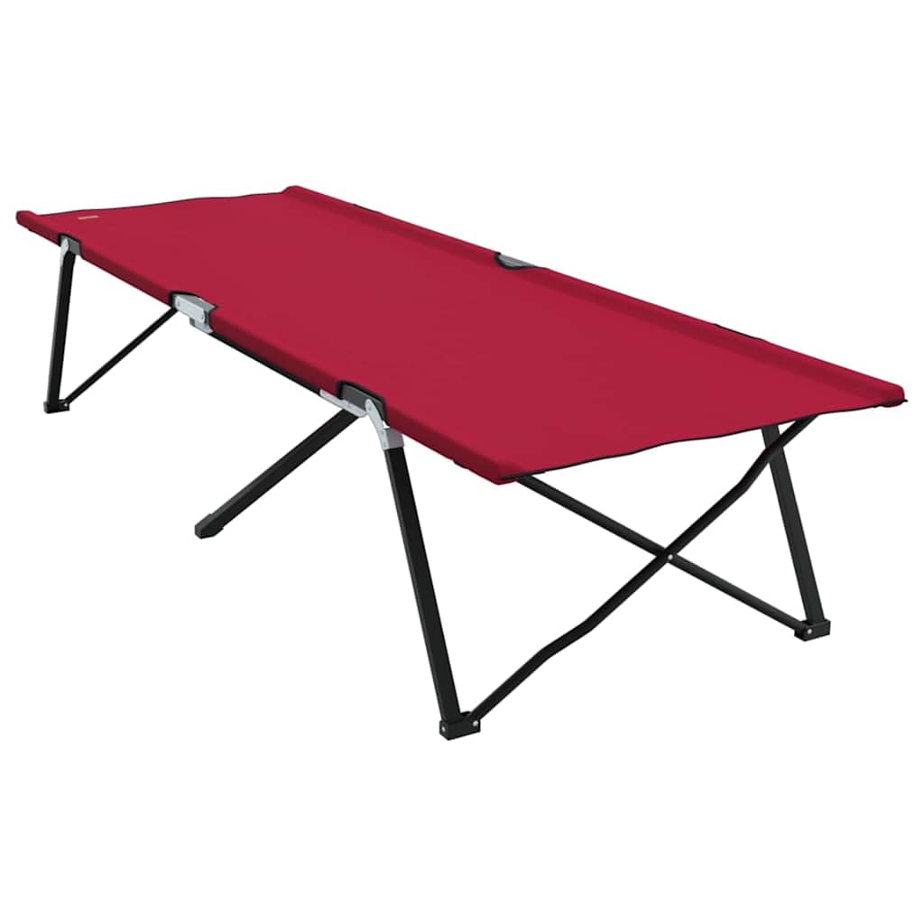 INLIFE Klapp Schlafbett fürs Camping Rot 206 x 76 x 74 cm Ox Stoff,Sportartikel,Outdoor-Aktivitäten,Camping & Wandern,Camping-Möbel,Feldbetten,Rot,7.6 KG,42003164