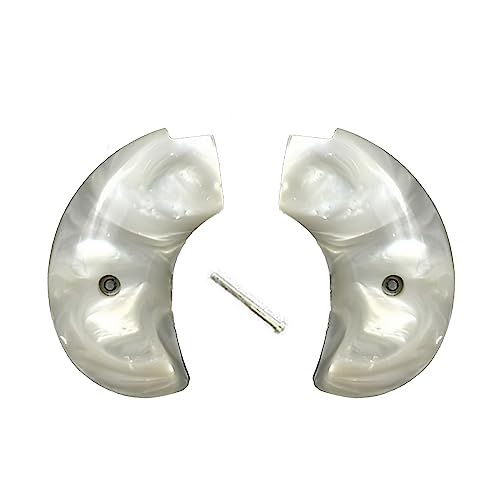 Premium Gun Grips Compatible Replacement for Bird's Head Heritage Arms Rough Rider Pearl 6 Round .22 &.22 Mag Mother of Pearl MOP - Premium Gun Grips