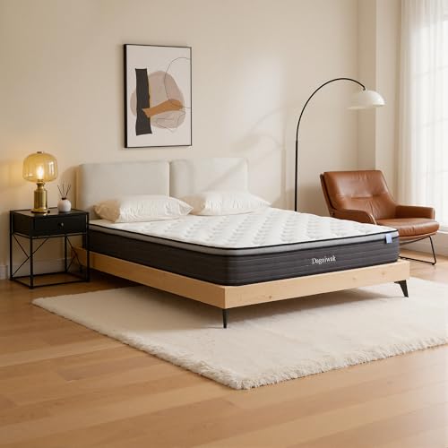 Meqiodas 10 Inch Fueen Memory Foam Mattress, Comfort Sleep, Medium Firm Feel, Decompression, Skin Friendly (10 inch, Full)