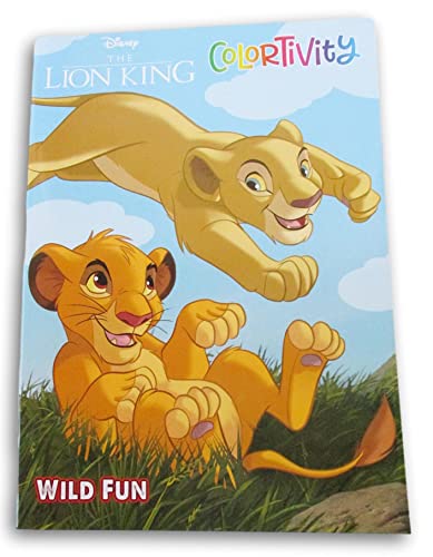 The Lion King Coloring and Activity Book Colortivity ''Wild Fun'' - 80 Pages