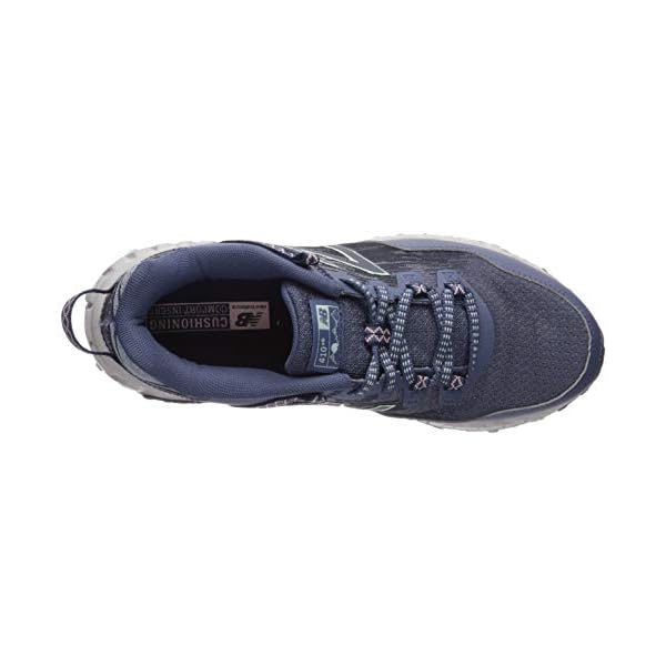 New-Balance-Womens-410-V6-Trail-Running-Shoe New Balance Women's 410 V6 Trail Running Shoe, Vintage Indigo/White Peach/White Agave, 9.5 M US