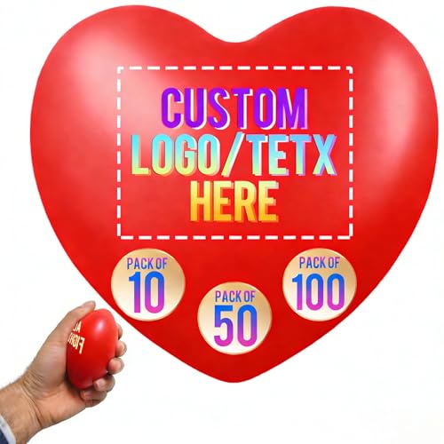 Custom stress balls with logo and multiple shapes