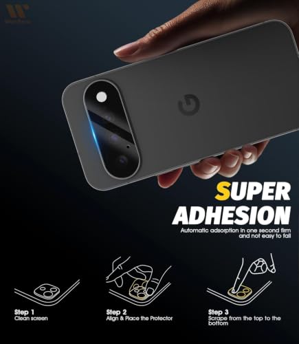 Image of Pack 1- Back Camera Glass Protector Google Pixel 11 5G [3D Premium] 9H Tempered Glass | Camera Glass Protector | Installation Kit
